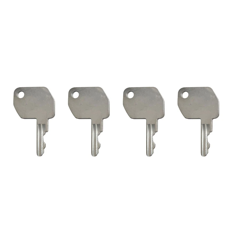 4Pcs Ignition Key 92274 86502903 Compatible with Ford Backhoe 340 340A 340B 445A 450 455 540A 540B 545A Compatible with JCB