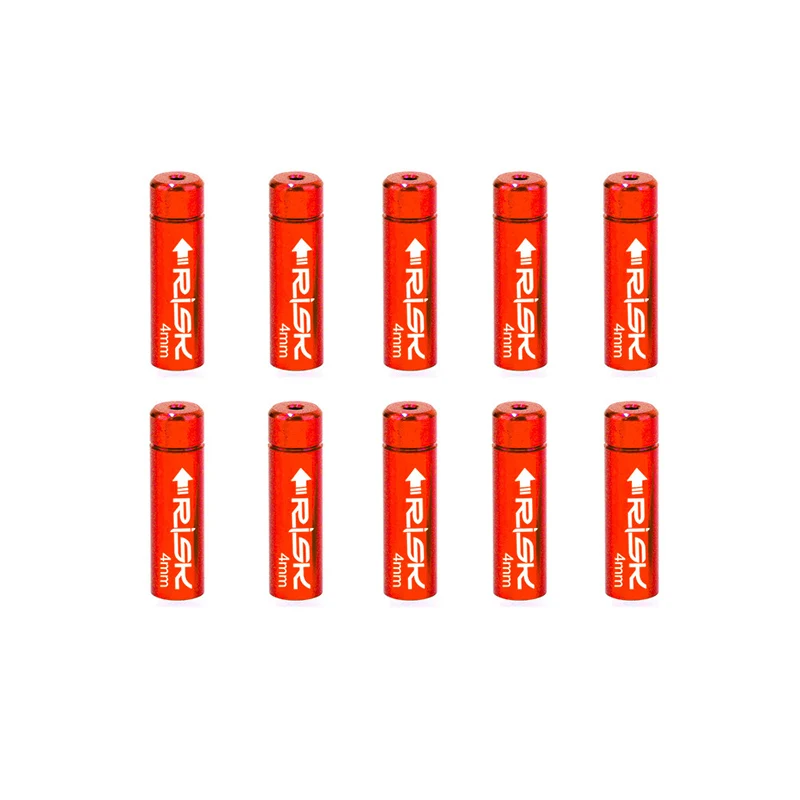 10pcs Aluminum Alloy Bike Cable End Caps 5mm Brake Wire Core Cap 4mm Shift Line Tube Sleeve Cover Bicycle Cable Dust Cover