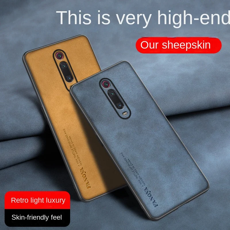 

For Xiaomi Mi 9T Pro 9TPro Case PU Leather Surface Hard PC Back Cover Shockproof Matte Phone Case for Xiaomi 9T Pro Xiaomi9T