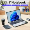 3-year warranty  New laptop Intel N3700 ultra-thin 14.1” HD screen DDR4 16G+2048G high-speed chip WIFI5 business office Notebook 1