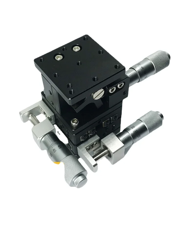 

XYZ Axis Sliding Table Three-Axis Motion Manual Displacement Lifting Table Optical Moving Fine Adjustment Replace Ld40 ~ 125
