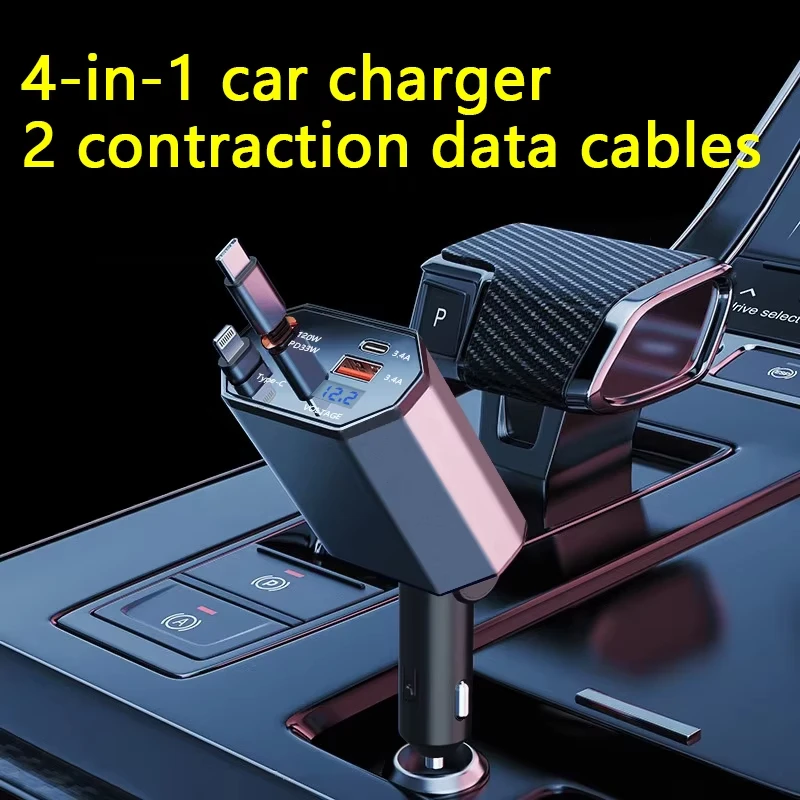 Car Charger PD QC3.0 USB C 100W