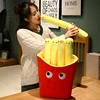 Red Potato Chips Bag French Fry Fries 5 Sticks Plush Toy Stuffed Pizza Hamburger Cartoon Plushie Peluche Food Pillow Decor Gift 4