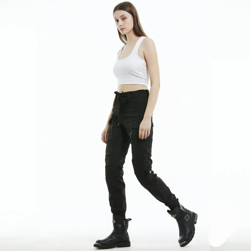 여름 오토바이 라이딩 청바지 여성 모토크로스 나이트 보호 바지 메쉬 통기성 캐주얼 바지 소녀용 작은 슬림핏