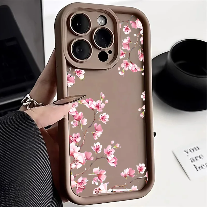 Retro Sunflower Floral Print Phone Case Cover