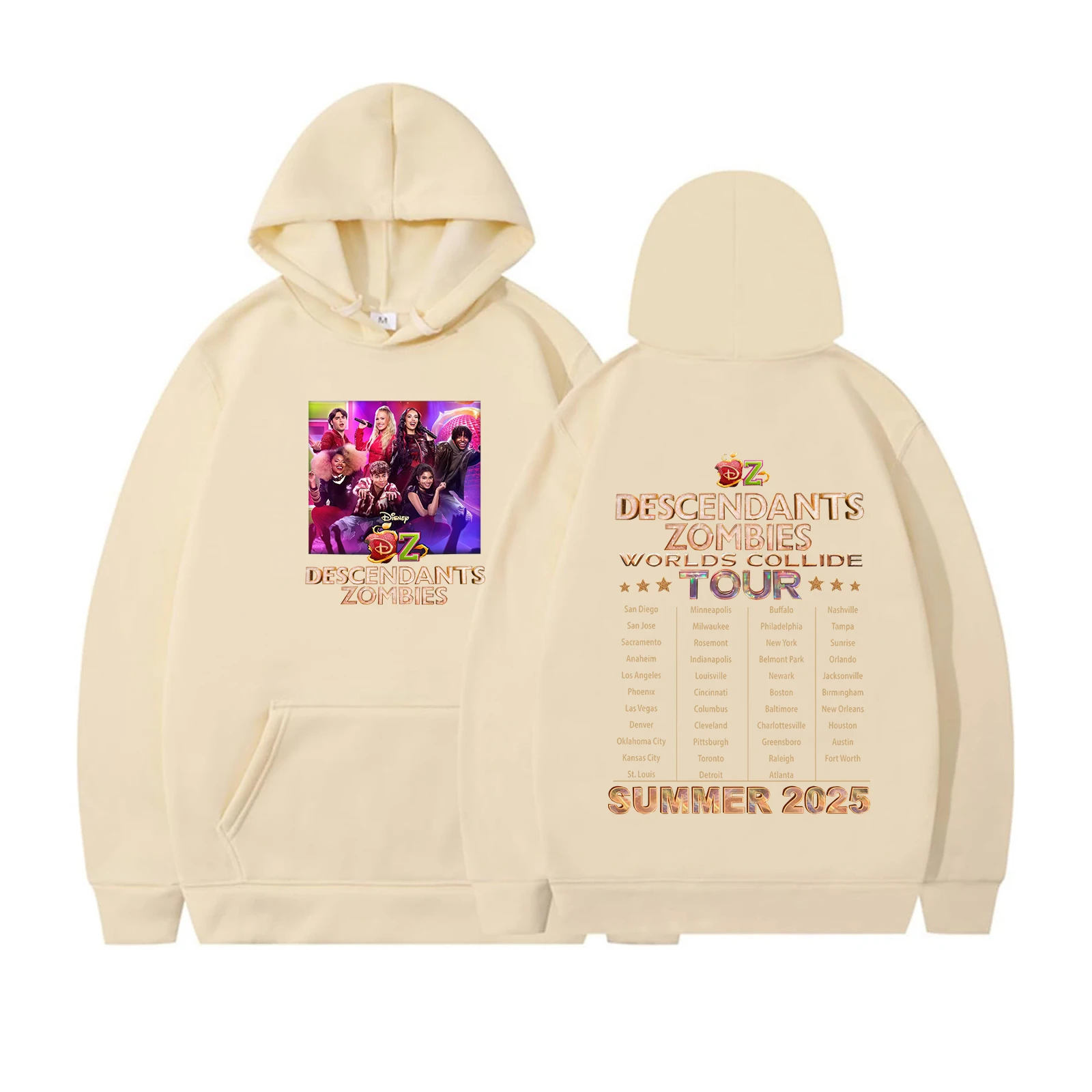 Descendants Zombies World Tour Hoodie Summer Music Festival 2025