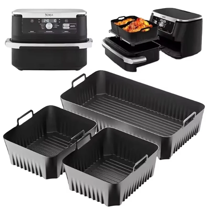 Silicone Air Fryer Liners - Reusable Non-Stick Cooking Mats