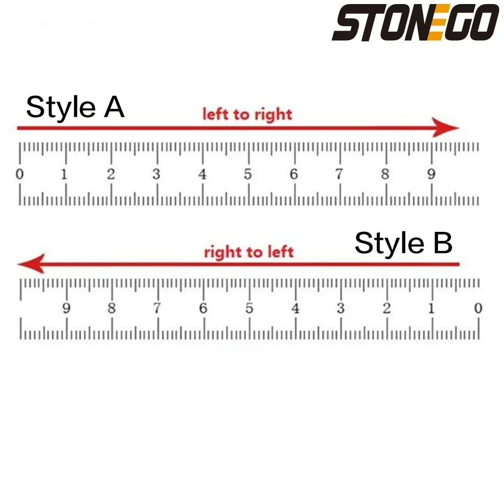 Durable Rust-Proof Wear-Resistant Stainless Steel Mitered Track Ruler with Self-Adhesive Metric Scale