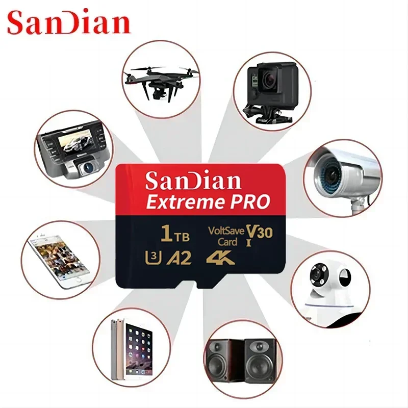 Tarjeta TF Original 128GB/1TB Clase 10 Alta Velocidad para Móviles y Cámaras - Image 4