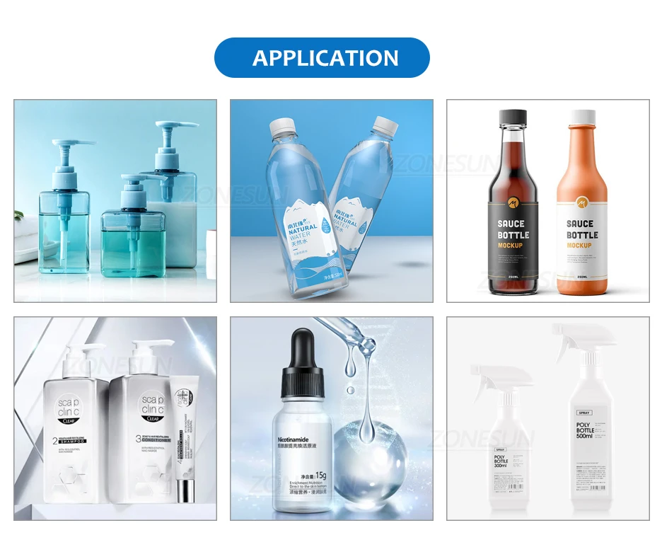 ZONESUN ZS-XG6100C Настольная автоматическая укупорочная машина для бутылок с завинчивающейся верхней крышкой для распыления жидкости Поворотная стеклянная крышка-капельница