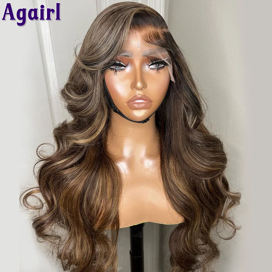 Brown Lace Front Wig Human Hair 30 Inch Brown Light Lace Closure Wig 30 Inch Hd Aliexpress
