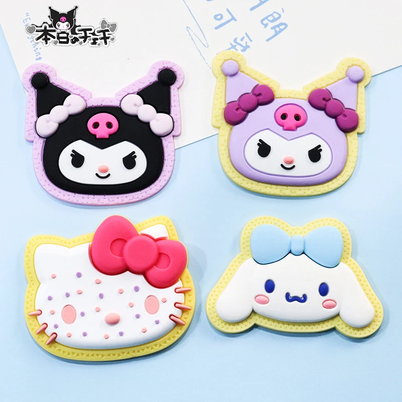 

5 шт. Kawaii Hello Kittys Y2K Sanrio Kuromi Diy аксессуары Аниме искусственная чашка телефон фотография подарки игрушки для девочек