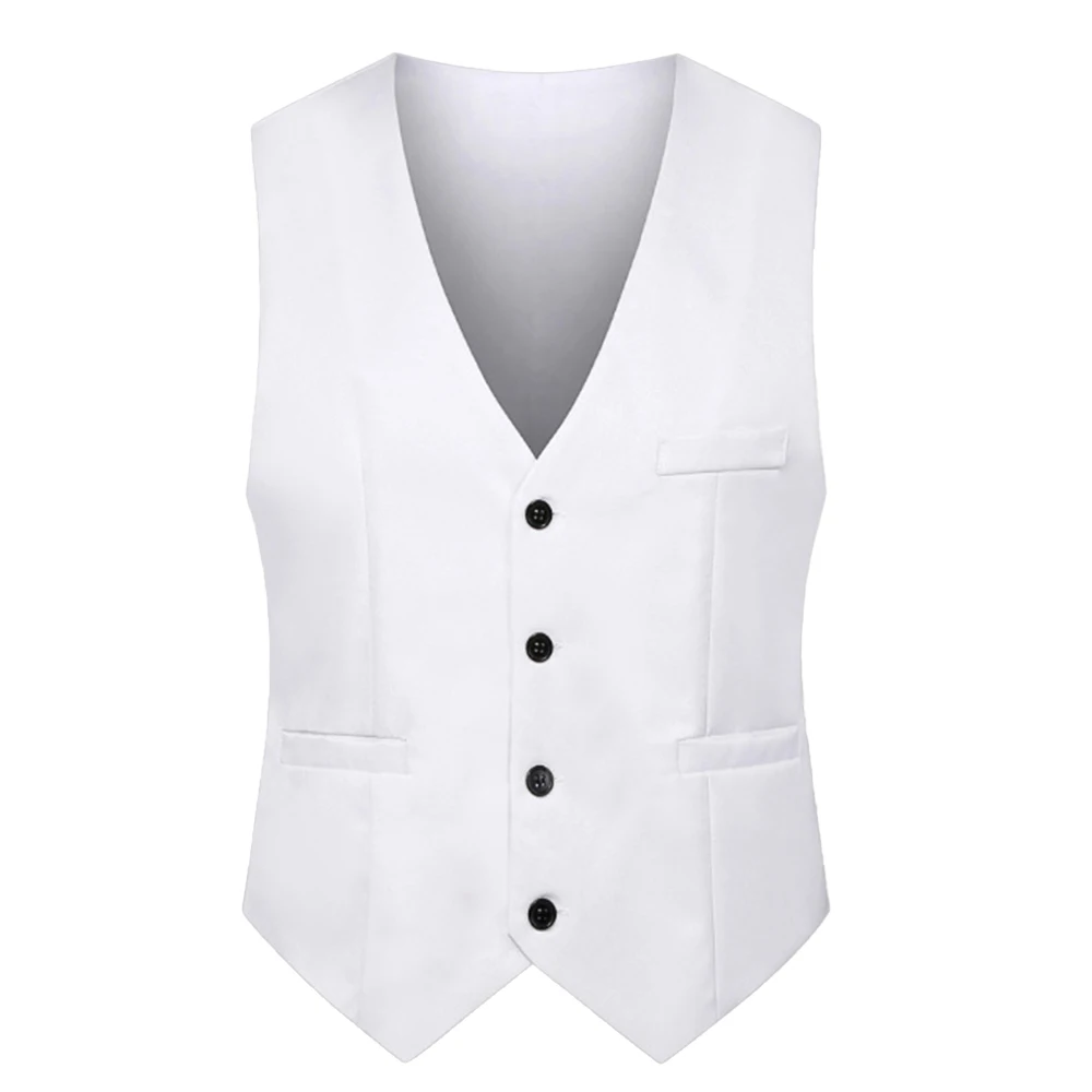 Brand New Mens Vest Clothing Waistcoat Winter Work All Seasons Autumn Business Casual Double-breasted Sleeveless