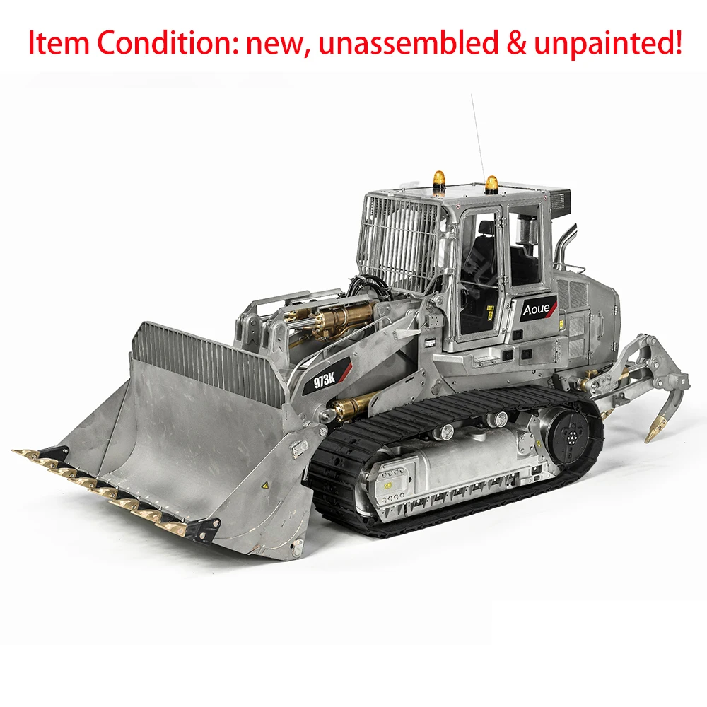 LESU 973K 1/14 Scale RC Hydraulic Metal Loader KIT Openable Bucket Trucks Model with ESC Motor Remote Control Car Toy TH23767 5