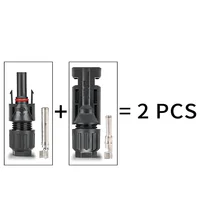 600/400/200/100/40/20/10 pièces connecteurs solaires prises PV 1000V 30A Kit de connecteurs de panneau solaire disponible pour câbles PV/MC 2.5/4/6 mm2 2