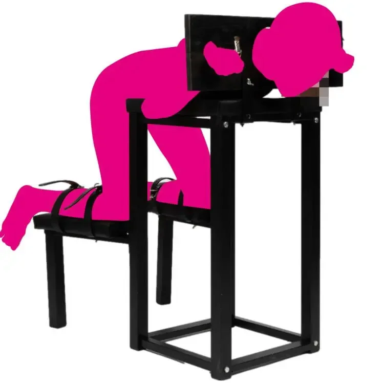 Fetish Love Spanking Chair BDSM Bondage Dog Pillory Training Tools Handcuffs Collar Sex Toys for Women Men Adults Games Couples