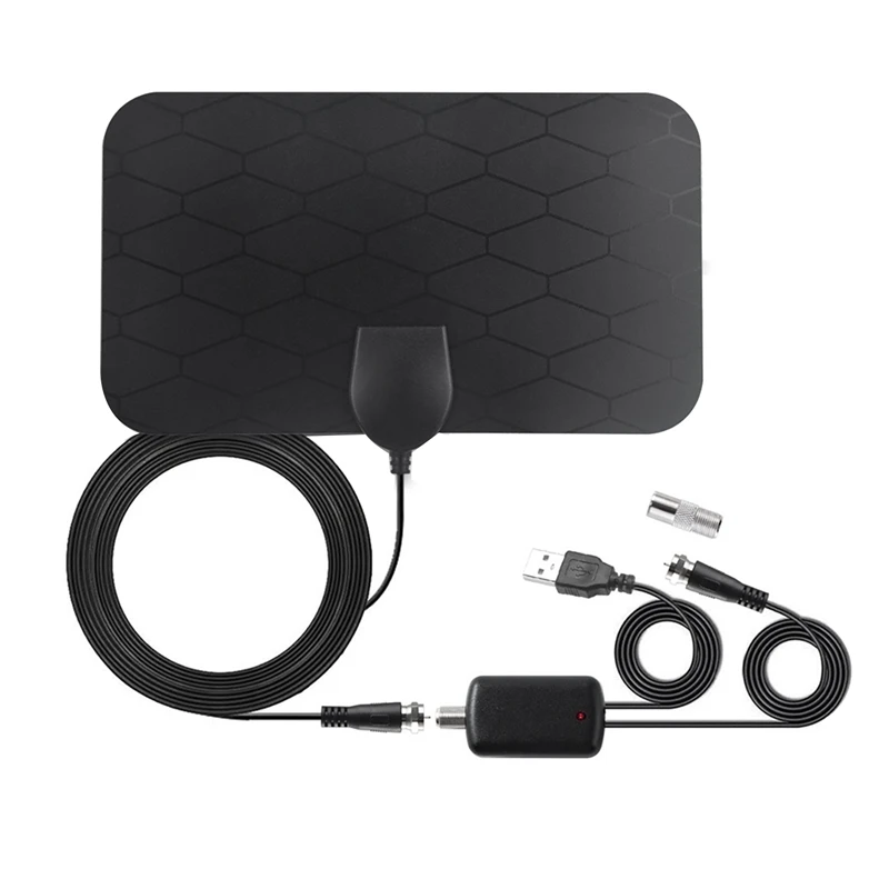 

DVB-T2 TV Antenna Mini HDTV Ground Wave Digital Antenna VHF(174~240Mhz)/UHF(470~862Mhz) For European And American TV