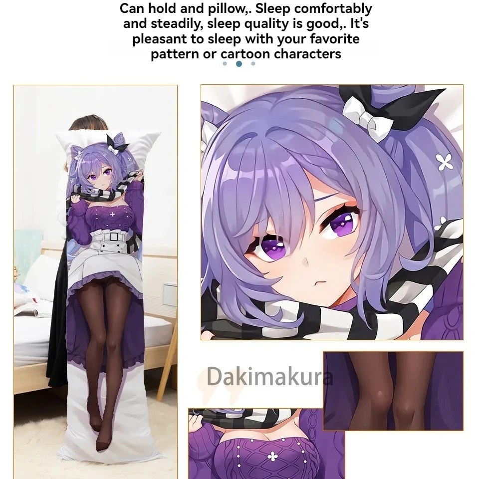 Anime Genshin Impact Nahida Two-dimens Anime Game Dakimakura Pillowcase Hugging Body Pillow Cover No Filler