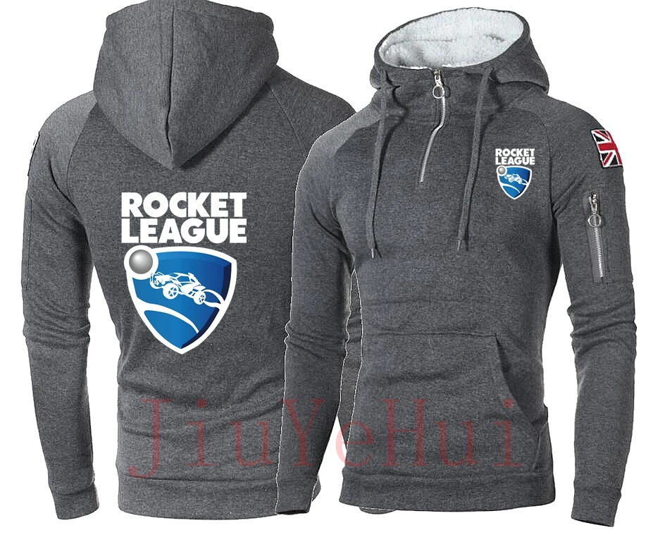 Game Zipper Hooded Sweatshirt Rocket League Organic Women Hooded