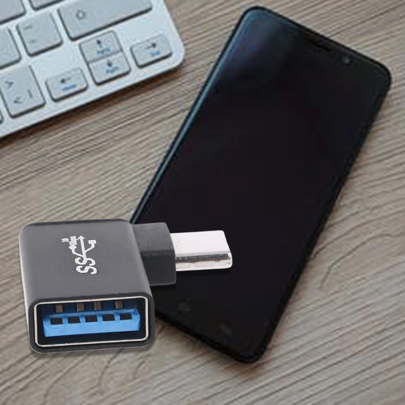 DN59 USB USB 여성 90도 휴대폰 태블릿 PC용 이동 중 변환기
