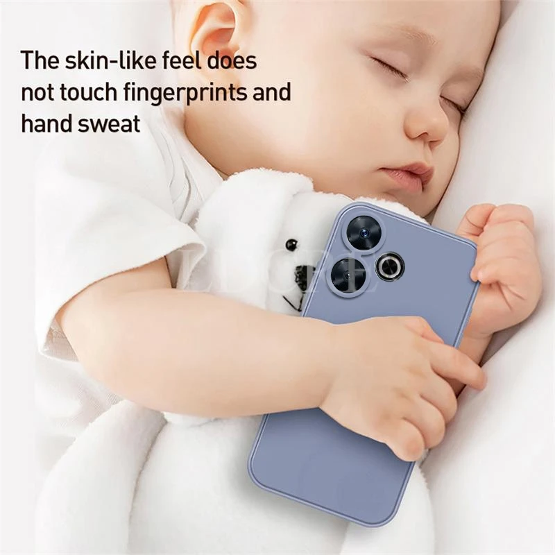 Liquid Silicone TPU Soft Rubber Protective Phone Case - Plain Coque Cover