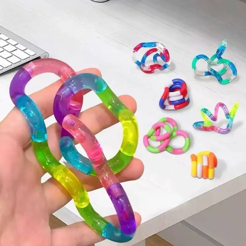 Fidget Rope Ladder Deformable Rope Defyne Fun Educational Fidget Toy Deformation Rope Knot ...