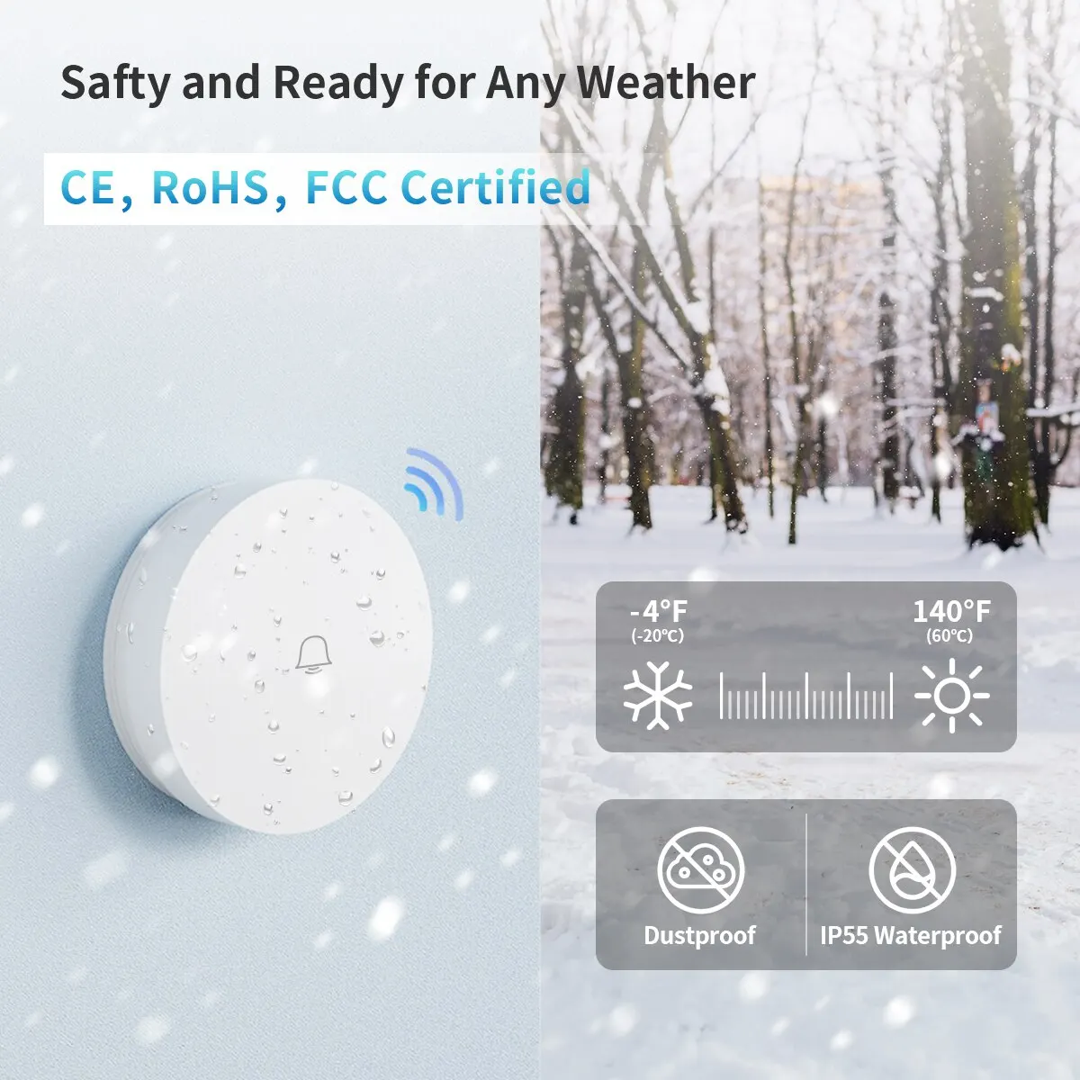 Рисунок 4 - Беспроводной дверной звонок Linptech G6L