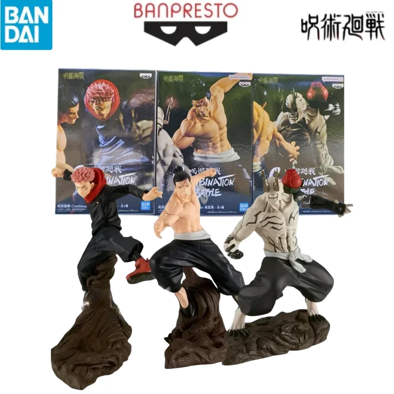 

In Stock Bandai Banpresto Original Jujutsu Kaisen Combination Battle Itadori Yuji Todo Aoi Hanami Anime Figures Toy for Kids