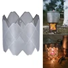 Backpacking Alcohols Stove Windbreak Plate Lightweight Stainless Steel Stove Folding Windscreen For Outdoor Camping Use 4