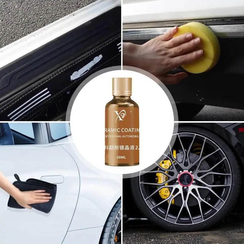 

Car Coating Agent Ceramic Multifunctiona Nano Coating Liquid Coatin Nano Crystal Hydrophobic Layer Repair Coating Solution 30ml