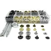 80 sets （silver/bronze/black/gold) 8/10/12.5/15 mm Snap Button+ install tools Boxed Snaps Buttons Rivets Clothing Metal button 3