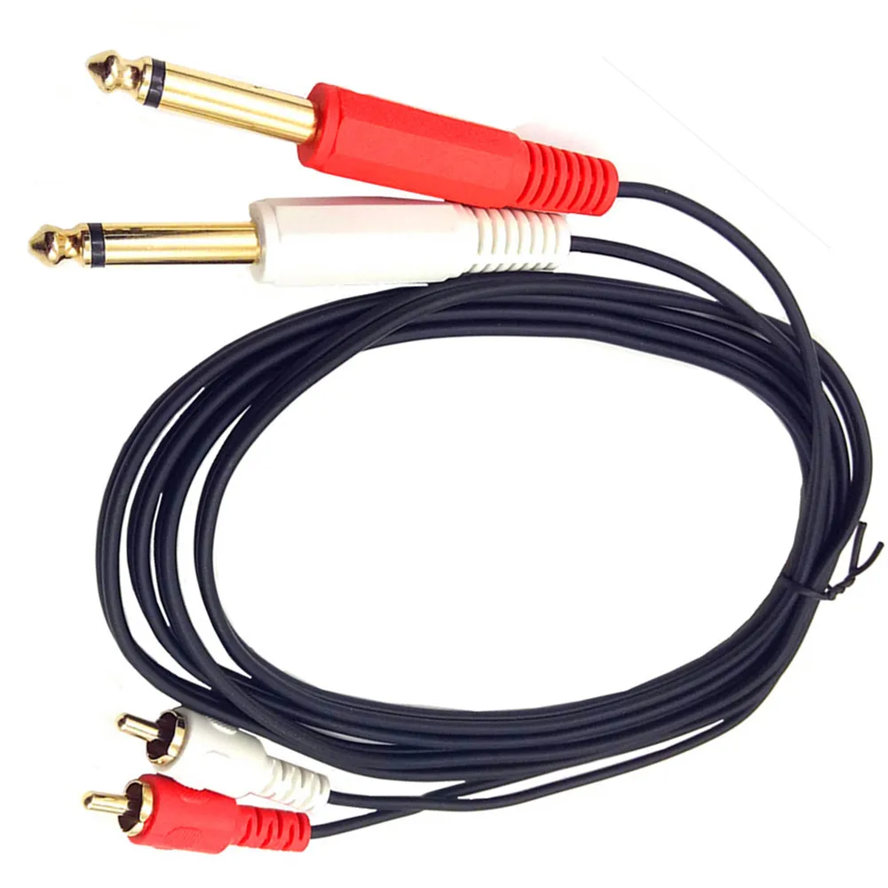  ̺ 6.35 -2 RCA , AUX 0.2m, 1m, 1.5m, 3m, 6.5mm