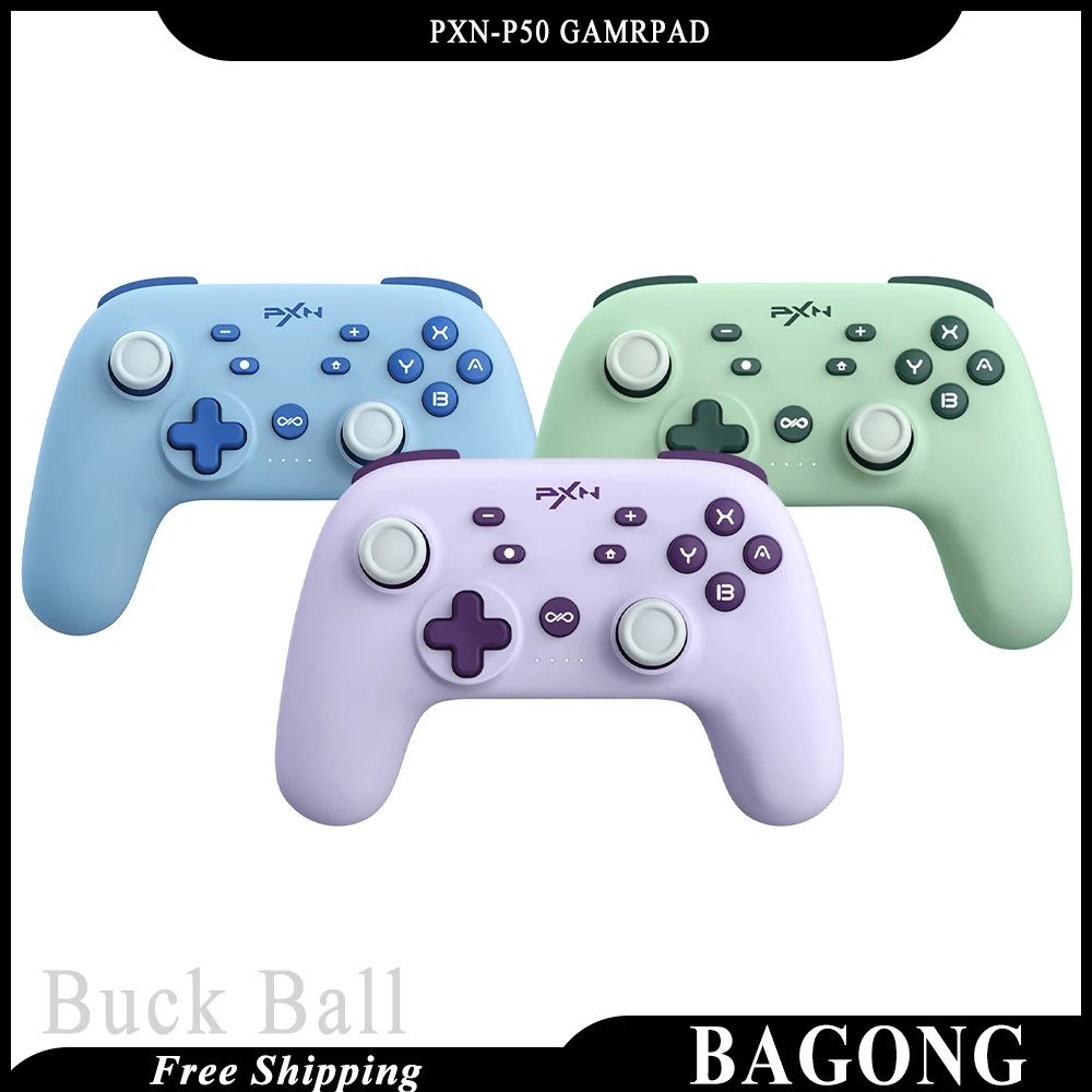 

Pxn Pxn-P50 Gamepad Joystick Wireless Bluetooth Gamer Controller Game Pad For Nintendo Switch Gamepad Ios Tv Switch Pc Man Gifts