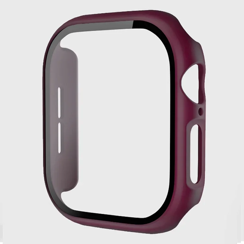 Apple Watch Matte Hard Bumper with Tempered Glass Screen Protector - 2025 Edition