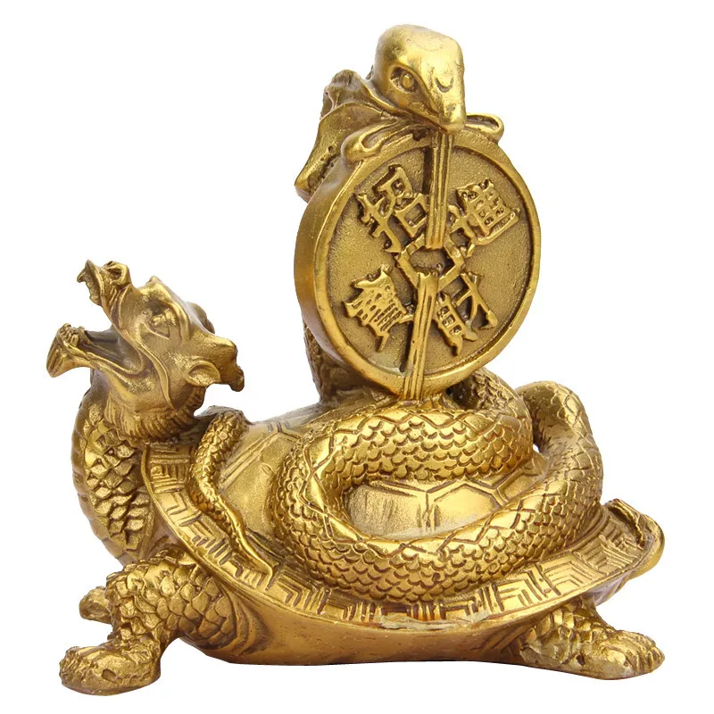 

Brass Xuanwu Ornaments Snake Turtle Birthday Birthday Gifts Crafts Home Decoration Xuanwu Decorations
