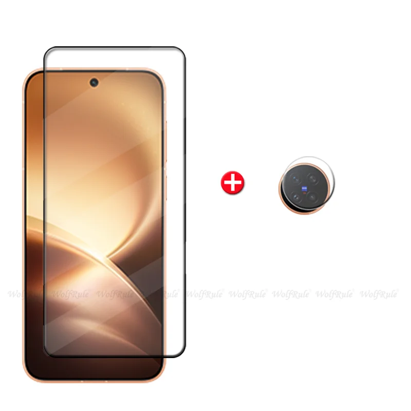 6-in-1 Tempered Glass Screen Protector Set with Full Cover Glue and 9H Hardness