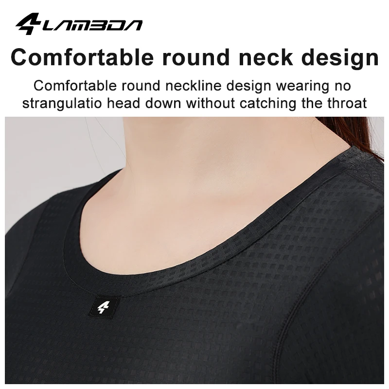 LAMEDA Cycling Sweatshirt Long-sleeved Underwear Women's Road Cycling Jersey Moisture-absorbent Quick-drying Bottoming Shirt