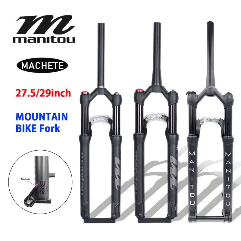 

Manitou Bicycle Forks MTB Comp Machete 26 27.5 29er Manual Remote Lock Air Fork BOOST Mountain Bike 29 Front Fork Suspension