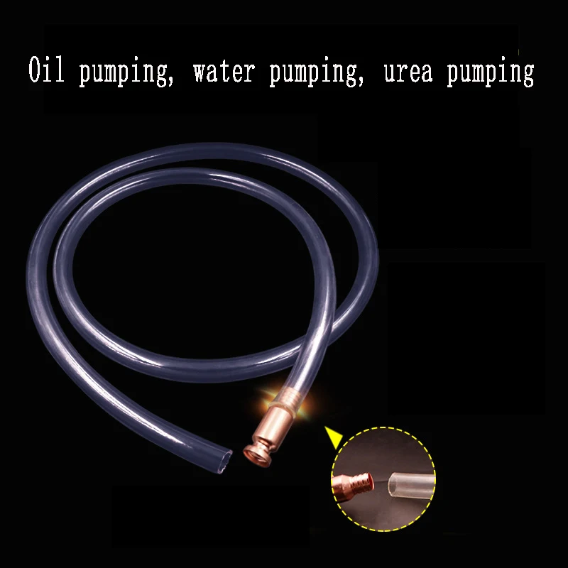 Manual Suction Pipe Gas Siphon Pump Gasoline Fuel Water Shaker Siphon Safety Self Priming Hose Pipe Plumbing Hoses Transparent