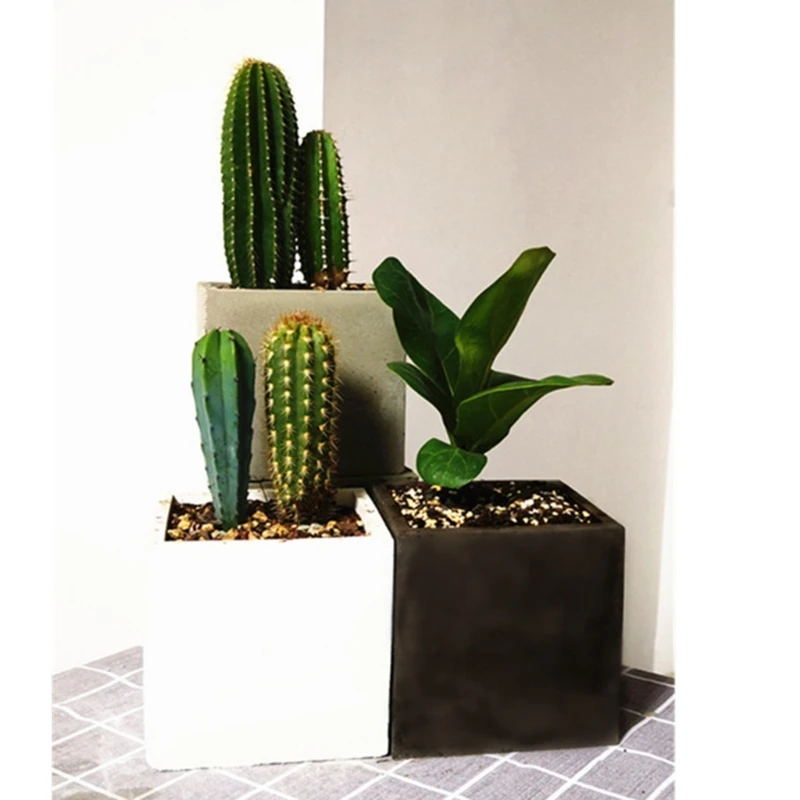 Large Flower Pot Silicone Mold Diy Succulents Concrete Flower Pot Vase Plaster Cement Mold Clay Mold Holder Mold