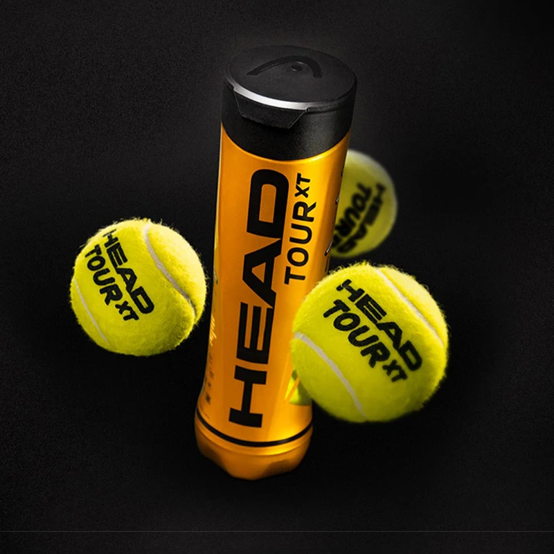 HEAD Professional Tennis 4B TEAM 3 Tour XT Training Ball T 3B Pro Match Balls High Elasticity Resistant Durable Excesice