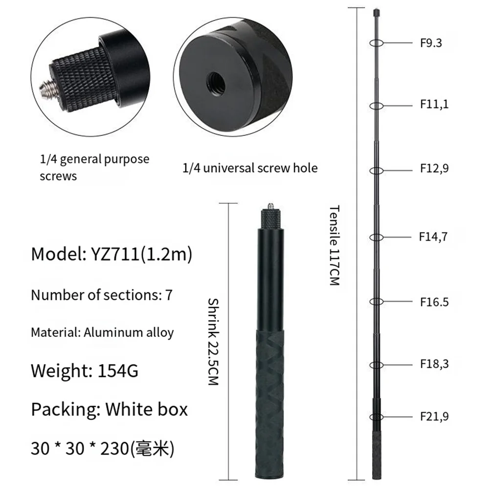 New for Insta 360 x3 One X2 Motorcycle Bicycle Bike Handlebar Mount Invisible Monopod Accessories for Insta360 GoPro Camera 6