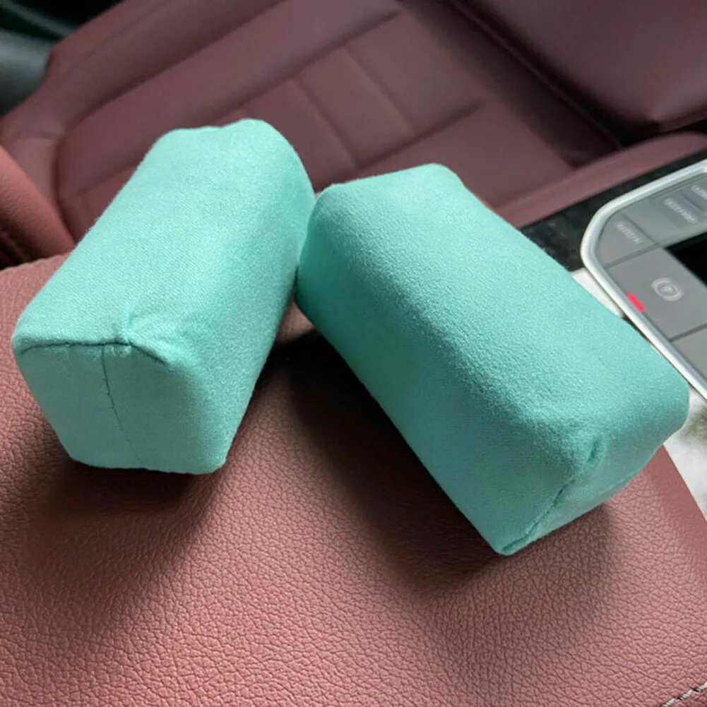 

Square Car Sponge Blue Car Patint Nano Cleaning Cleaning Applicator Gray Suede Sponge Waxing Soft Fiber High Density Sponge