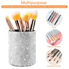 Luxury Sparkling Rhinestone Makeup Brush Storage Box Dressing Table Bathroom Sorting Box Pencil Box make up organizer Gift 5