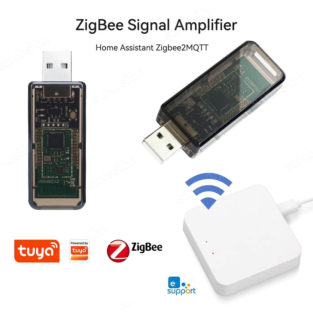 Repetidor de Sinal Usb Zigbee 3.0 Amplificador Extensor para Tuya Aplicativo Ewelink Assistente Doméstico Zigbee2mqtt Tasmota