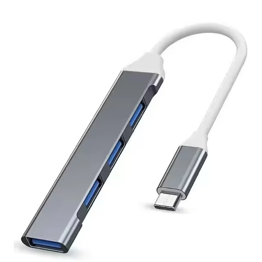 محول USB متعدد المنافذ من النوع C بـ 4 منافذ OTG لأجهزة شاومي ولينوفو وماك بوك 13 و15 وآير برو - ملحقات الكمبيوتر