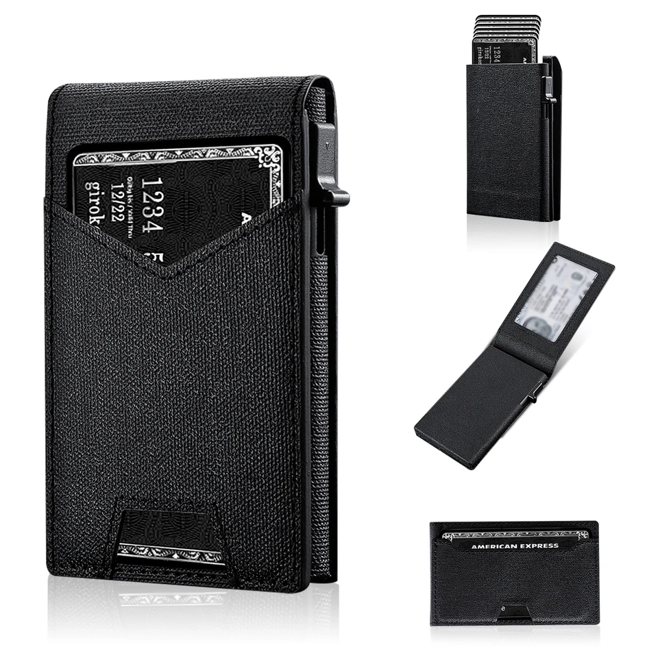 Iwantit Wallet For Men, Bifold Leather Front Pocket Wallet...