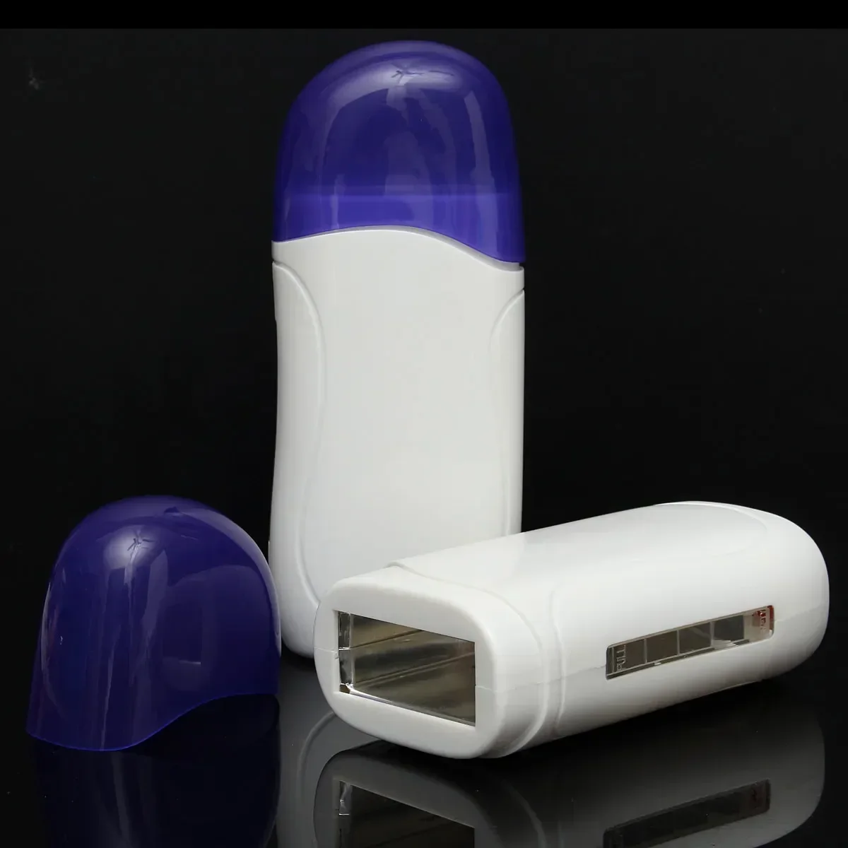 3pcs in 1 Depilatory Roll On Wax Heater Warmer with Base Refillable Wax Cartridge Hair Removal Wax-melt Machine Skin Care Tool 6