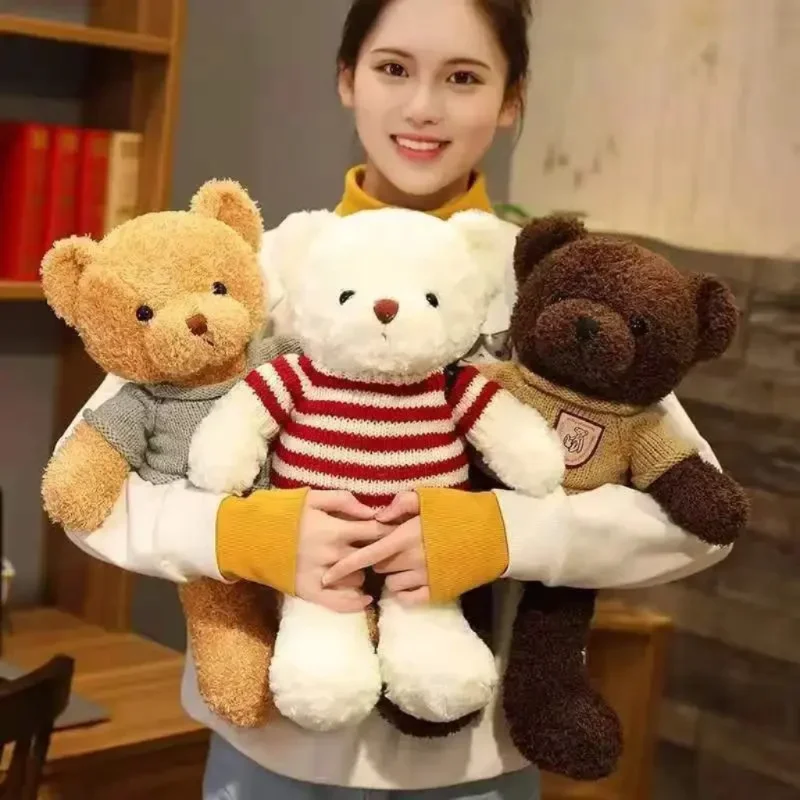 Cute bear dress up doll,40cm Bear Plush Toy , the Best Gift for Kids,Good Guy ,Stuffed Animal Brithday Gift 2