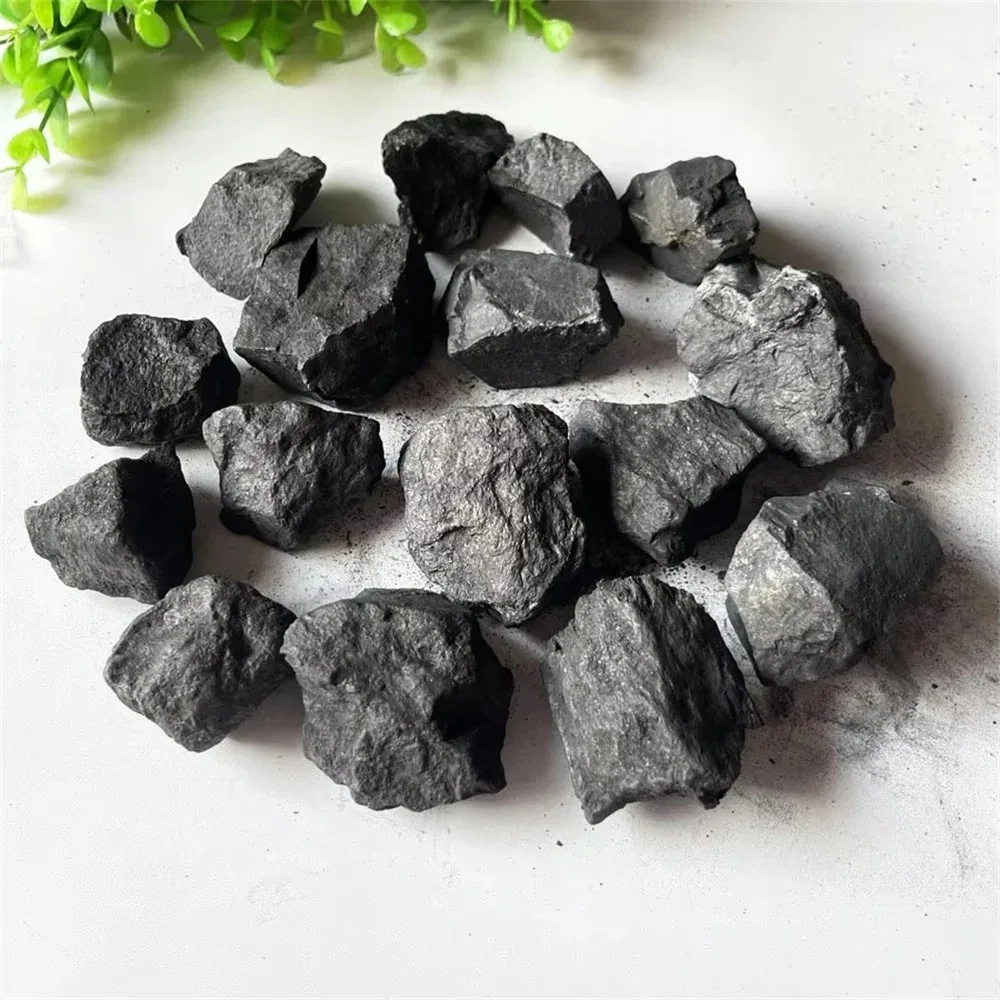 Natural Chakra Stones shungite raw crystals healing stones rough shungite for feng shui stone Wicca Spiritual Reiki Gravel Root 5